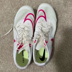 Nike White and Pink Sneakers